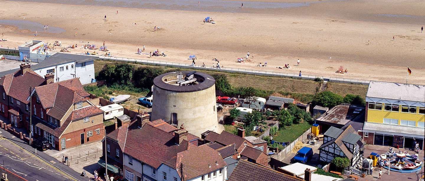 Dymchurch beach and seafront